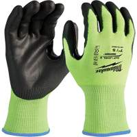 High-Visibility Cut-Resistant Gloves, Size Small, 15 Gauge, Nitrile/Polyurethane Coated, Polyethylene Shell, ANSI/ISEA 105 Level 2 Air Extreme Inc.