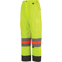 6041 Quebec Winter Traffic Control Pants, Polyester, X-Small, High Visibility Lime-Yellow Air Extreme Inc.