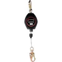 Dynamic Self-Retracting Lifeline, 20', Galvanized Steel, Swivel Air Extreme Inc.