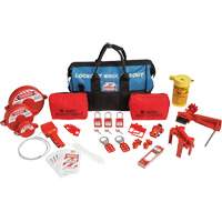 Lockout Tagout Kit with Nylon Safety Lockout Padlocks in Duffel Bag, Electrical/Valve Kit, 31 Components Air Extreme Inc.