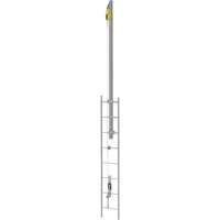 Latchways&reg; Vertical Ladder Lifeline with SRL Ladder Extension Post Kit, Stainless Steel Air Extreme Inc.