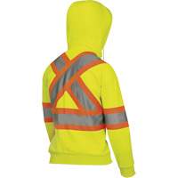 6925W Women's Zip Style Hoodie, X-Small, High Visibility Yellow Air Extreme Inc.