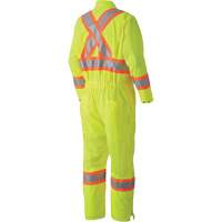 5999A Traffic Safety Coveralls, X-Small, High Visibility Lime-Yellow Air Extreme Inc.