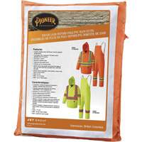 5608 210D Waterproof Rain Suit, Polyester/PVC, Small, High Visibility Orange Air Extreme Inc.