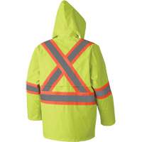 5609 210D Waterproof Rain Suit, Polyester/PVC, X-Small, High Visibility Lime-Yellow Air Extreme Inc.