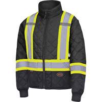 5017 Quilted Freezer Jacket, Polyester, Black, X-Small Air Extreme Inc.