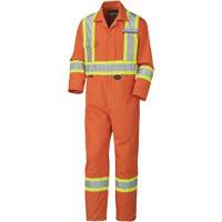 5513T Industrial Wash Coveralls, 40 (Tall), High Visibility Orange Air Extreme Inc.