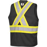 7729 FR-Tech&reg; Flame-Resistant Arc Safety Vest, Small, Black, 10 cal/cm² Air Extreme Inc.