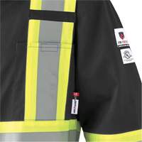 7702BKT FR-Tech&reg; Arc-Rated Coverall, Size 44 (Tall), Black, 10 cal/cm² Air Extreme Inc.