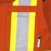 7712 FR-Tech&reg; Flame-Resistant Overalls, Small, High Visibility Orange Air Extreme Inc.