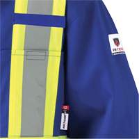 7706T FR-Tech&reg; Flame-Resistant Coverall with Leg Zippers, Size 40 (Tall), Royal Blue, 9.7 cal/cm² Air Extreme Inc.