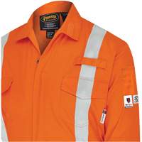 7702BB FR-Tech&reg; 2-Tone Safety Coverall, Size 36, Navy Blue/Orange, 10 cal/cm² Air Extreme Inc.