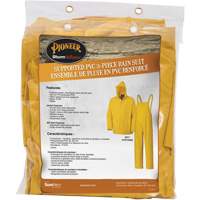 577 3-Piece Rain Suit, Polyester/PVC, 6X-Large, Yellow Air Extreme Inc.