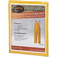 577P Storm Master&reg; Bib Pants, Small, Polyester/PVC, Yellow Air Extreme Inc.