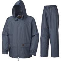883 Rain Suit, Polyester/PVC, Small, Navy Blue Air Extreme Inc.