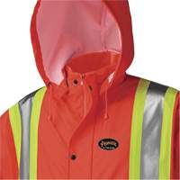 5896 Flame Resistant Waterproof Long Coat, Small, High Visibility Orange Air Extreme Inc.