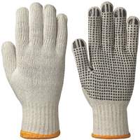 501 Knitted Dotted-Palm Gloves, Poly/Cotton, Small Air Extreme Inc.