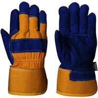 630 Blue Insulated Fitter's Gloves, One Size, Split Cowhide Palm, Boa Inner Lining Air Extreme Inc.
