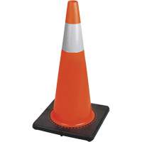 183N Premium Flexible Safety Cone, 28", Orange, 4" Reflective Collar(s) Air Extreme Inc.