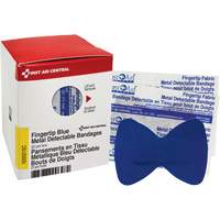 Fingertip Blue Detectable Bandages, Fingertip, Fabric Metal Detectable, Sterile Air Extreme Inc.