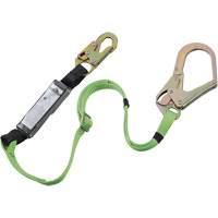 SA-5402-6A Shock Absorbing Lanyard, 6', Rebar Hook Center, Snap Hook Leg Ends, Polyester Air Extreme Inc.