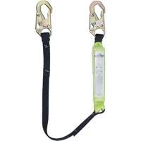 SA-6400-4 Shock Absorbing Lanyard, 4', Snap Hook Center, Snap Hook Leg Ends, Polyester Air Extreme Inc.