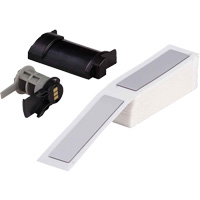 Raised Panel Labels, Polyester, 1" L x 4" H, White Air Extreme Inc.