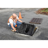 Bac de r&eacute;tention carr&eacute; Ultra-Drain Guard avec orifice de trop-plein, Huile & s&eacute;diments, 16" - 28" lo x 20" - 36" la Air Extreme Inc.