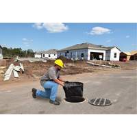 Bac de r&eacute;tention rond Ultra-Drain Guard avec orifice de trop-plein, Huile & s&eacute;diments, 22" - 25" lo x 22" - 25" la Air Extreme Inc.
