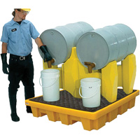 Ultra-Drum Rack 2-Drum Containment System without Drain, 53" L x 53" W x 44.8" H, 1500 US gal. Capacity Air Extreme Inc.