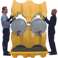 Ultra-Drum Rack 4-Drum Containment System without Drain, 53" L x 53" W x 77.8" H, 3000 US gal. Capacity Air Extreme Inc.