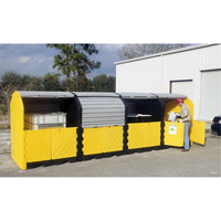P16 Plus Ultra-Hard Top Spill Pallets sans drain, 250" lo x 79" la x 62" h, Capacit&eacute; de charge 9000 lb Air Extreme Inc.