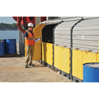 P16 Plus Ultra-Hard Top Spill Pallets sans drain, 250" lo x 79" la x 62" h, Capacit&eacute; de charge 9000 lb Air Extreme Inc.