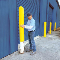 Ultra-Post Protector, 4" dia. x 52" l, Jaune Air Extreme Inc.