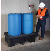 2-Drum Economy Ultra-Spill Pallet&reg;, 66 US gal. Spill Capacity, 53" x 29" x 16.5" Air Extreme Inc.