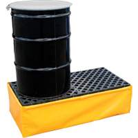 Ultra-Spill Pallet flexible, 2 barils, Capacit&eacute; de d&eacute;versement 66 gal. US, 48" x 24" x 14" Air Extreme Inc.