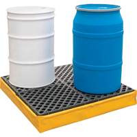 Ultra-Spill Pallet flexible, 4 barils, Capacit&eacute; de d&eacute;versement 66 gal. US, 48" x 48" x 7" Air Extreme Inc.