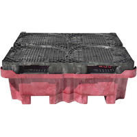 Palette de d&eacute;versement Ultra-Spill King, 4 barils, Capacit&eacute; de d&eacute;versement 85 gal. US, 51" x 51" x 17,5" Air Extreme Inc.