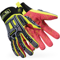 Rig Lizard&reg; 2028X Cut-Resistant Gloves, 6/X-Small, Synthetic/HPPE Palm, Elastic/Hook & Loop Cuff Air Extreme Inc.