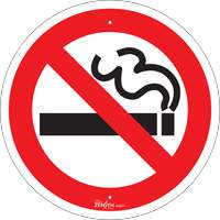 No Smoking CSA Standard Safety Sign, 12" x 12", Aluminum, Pictogram Air Extreme Inc.