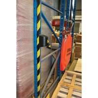 Barri&egrave;re murale magn&eacute;tique avec bande magn&eacute;tique, Plastique, Fixation magn&eacute;tique, 15', Ruban Noir et jaune Air Extreme Inc.