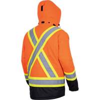 5407 Waterproof Insulated Heated Safety Jacket, Men's, Small, High-Visibility Orange Air Extreme Inc.