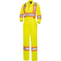 5999AW Women's High-Visibility Traffic Safety Coveralls, X-Small, High Visibility Lime-Yellow Air Extreme Inc.