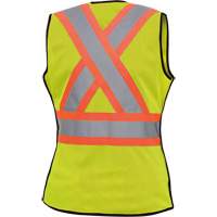 489 Veste de s&eacute;curit&eacute; d&eacute;tachable haute visibilit&eacute;, Jaune lime haute visibilit&eacute;, T-petit, Polyester Air Extreme Inc.