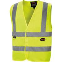 6886 High-Visibility Tricot Safety Vest, High Visibility Lime-Yellow, Small, Polyester Air Extreme Inc.