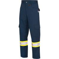 7764 Pantalons de s&eacute;curit&eacute; ignifuges et r&eacute;sistants aux arcs &eacute;lectriques &agrave; haute visibilit&eacute; 88/12 FR-Tech, 30, x 32, Bleu marin Air Extreme Inc.