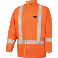 5990J Manteau de s&eacute;curit&eacute; imperm&eacute;able tr&egrave;s robuste ignifuge et r&eacute;sistant aux arcs &eacute;lectriques, Petit, Orange haute visibilit&eacute;, 11 cal/cm² Air Extreme Inc.