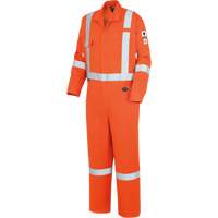 7708A "The Rock" FR-Tech&reg; High Visibility FR/Arc Rated Coveralls, Size 36, High Visibility Orange, 10 cal/cm² Air Extreme Inc.