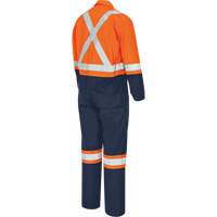 7702BBT FR-Tech&reg; 2-Tone Safety Coverall, Size 40 (Tall), Navy Blue/Orange, 10 cal/cm² Air Extreme Inc.