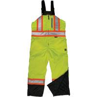 Ripstop Insulated Safety Bib Overall, Polyester, X-Small, High Visibility Lime-Yellow Air Extreme Inc.